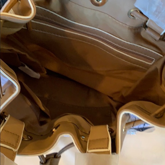 SALE!! Urbanica faux leather backpack/top handle - Picture 3 of 5